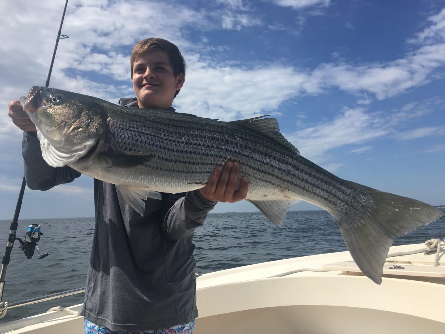 Portland Maine Fishing Charters for Striped Bass and Mackerel